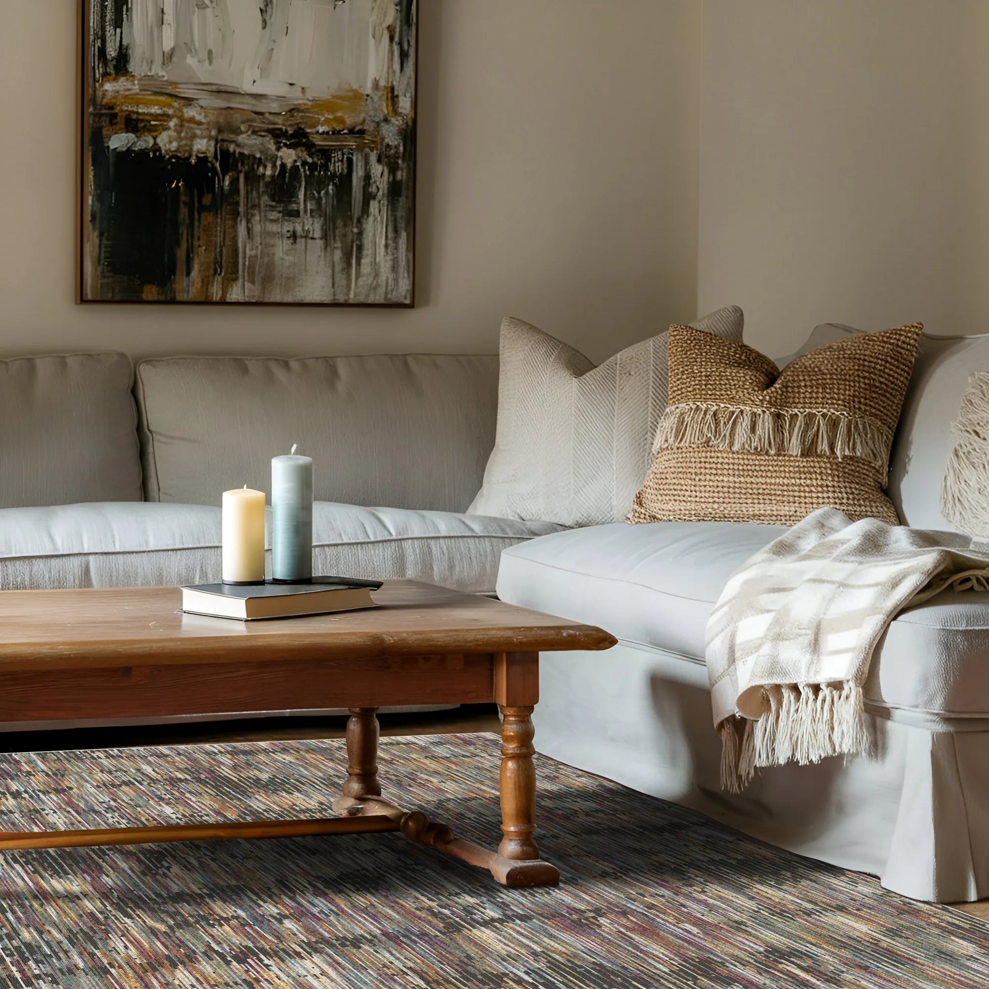 Spectral Horizon Abstract Rug