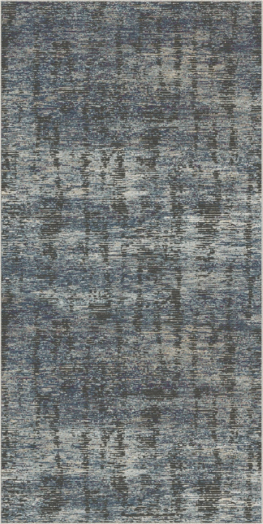 Midnight Horizon Abstract Rug