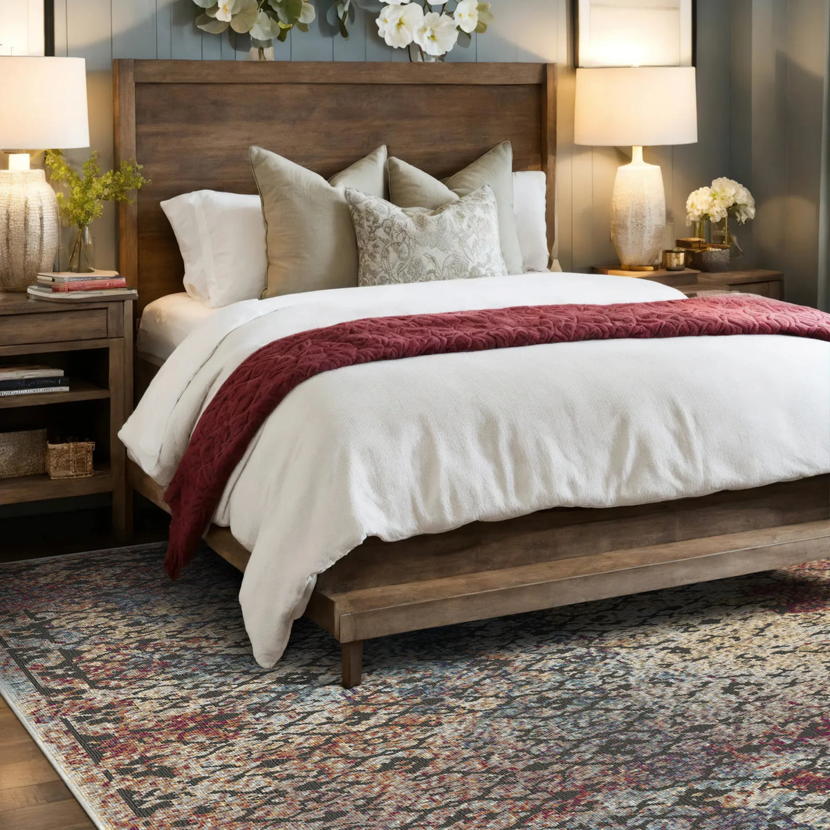 Inkwell Rug Lattice Inkwell Artisan Rug – Bella Rugs