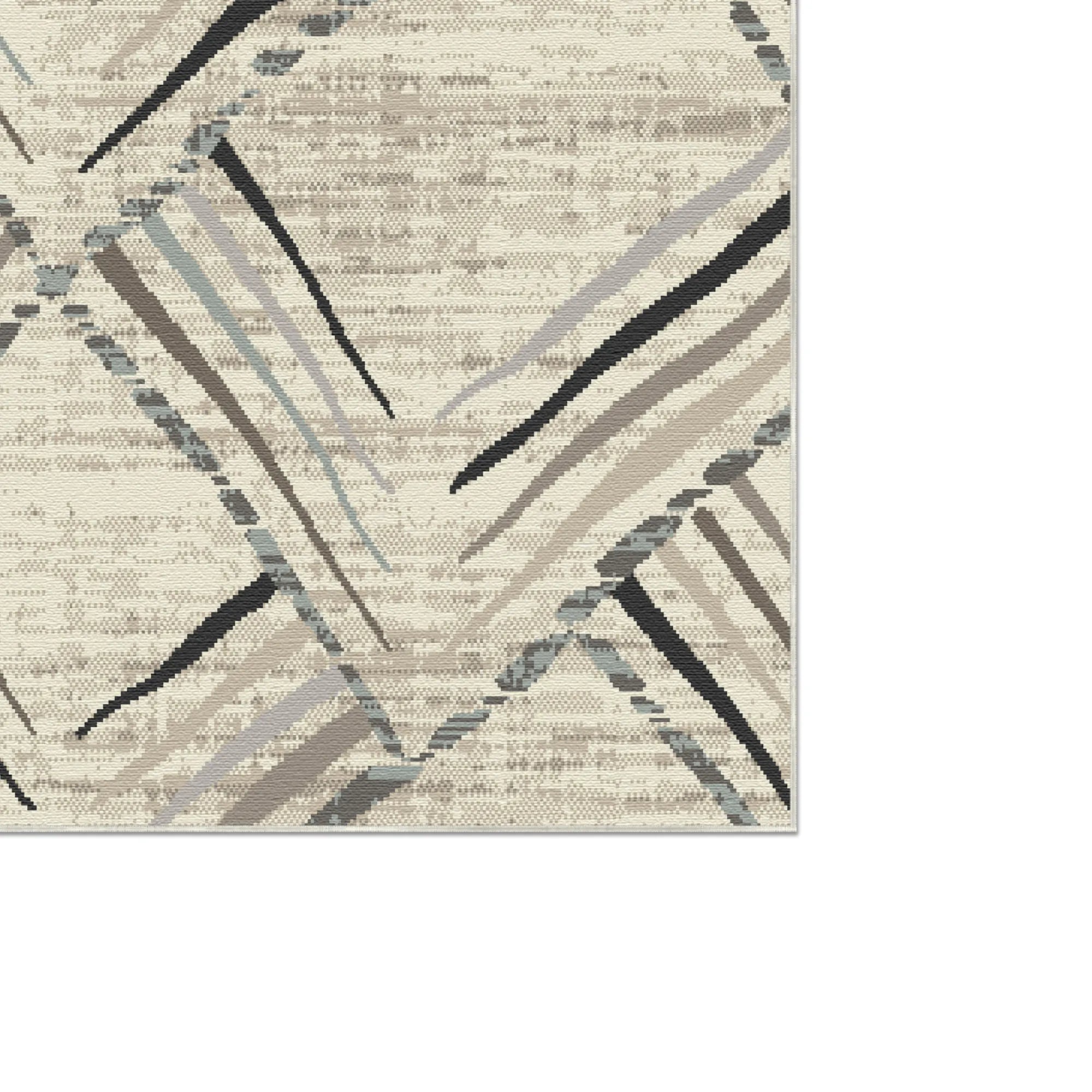Aspen Sketch Geometric Washable Rug