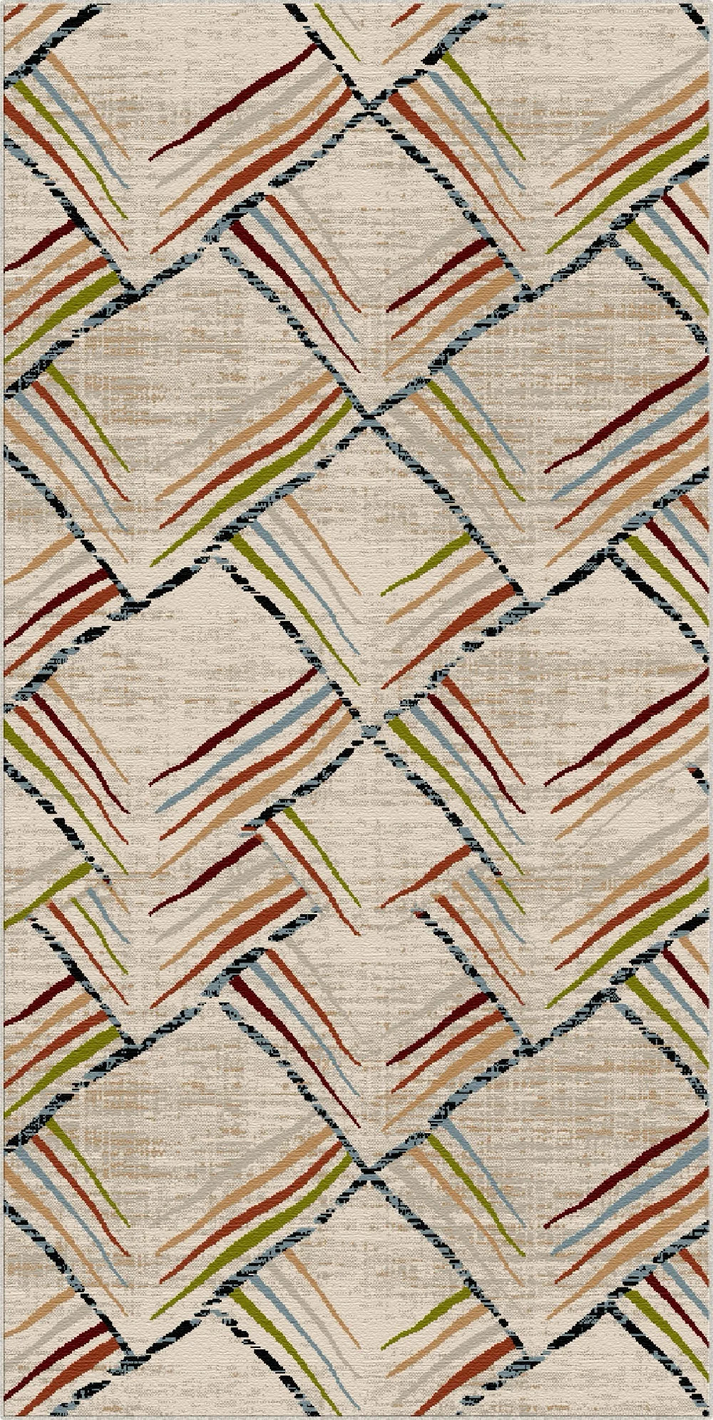 Sierra Sketch Geometric Washable Rug
