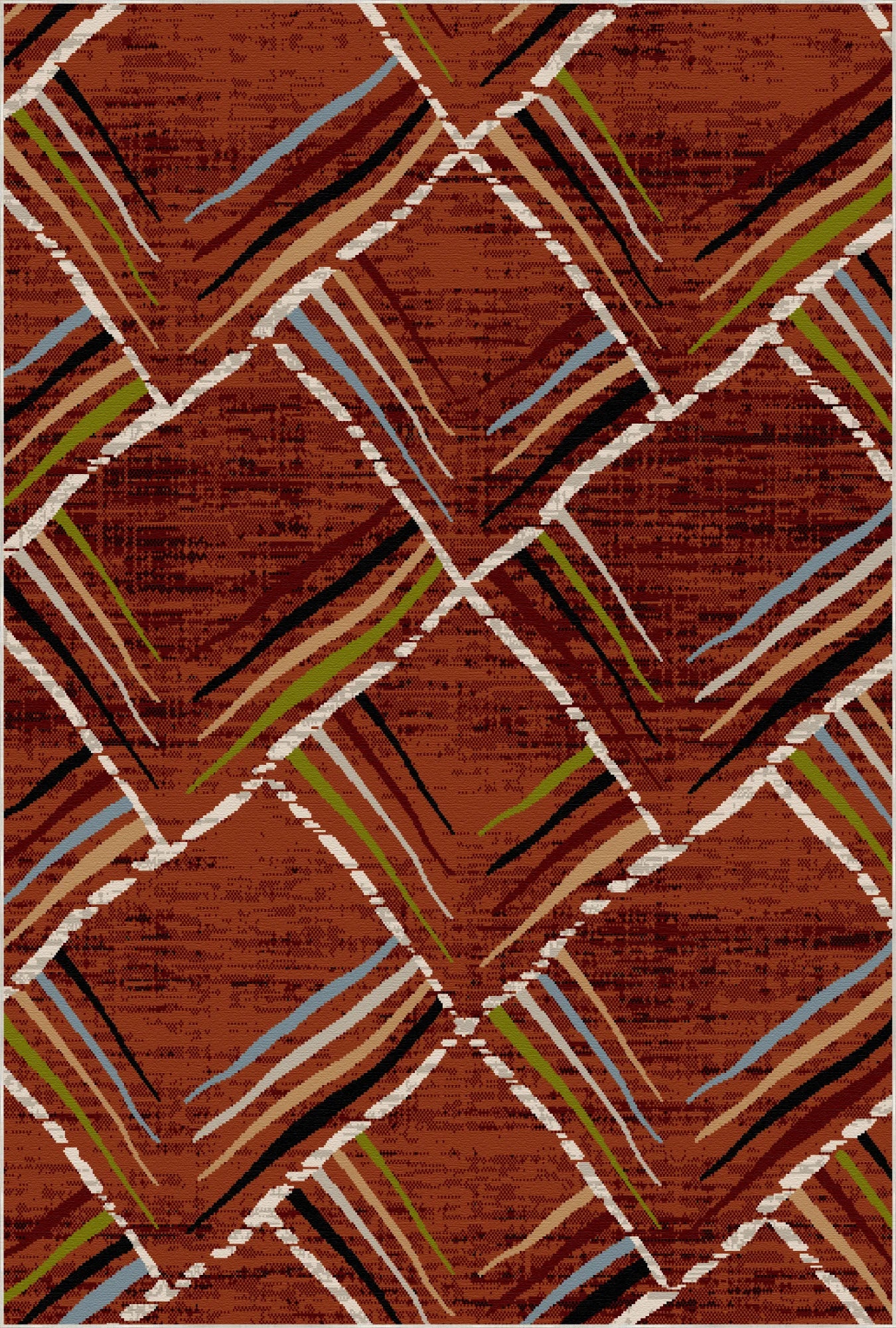 Sienna Sketch Geometric Washable Rug
