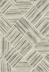 Oslo Linear Geometric Washable Rug Cream