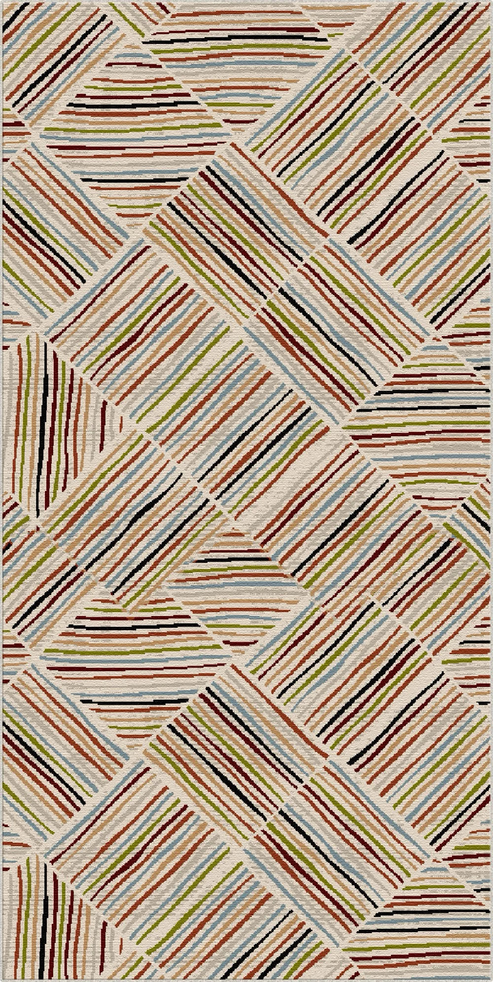 Copenhagen Color Linear Washable Rug