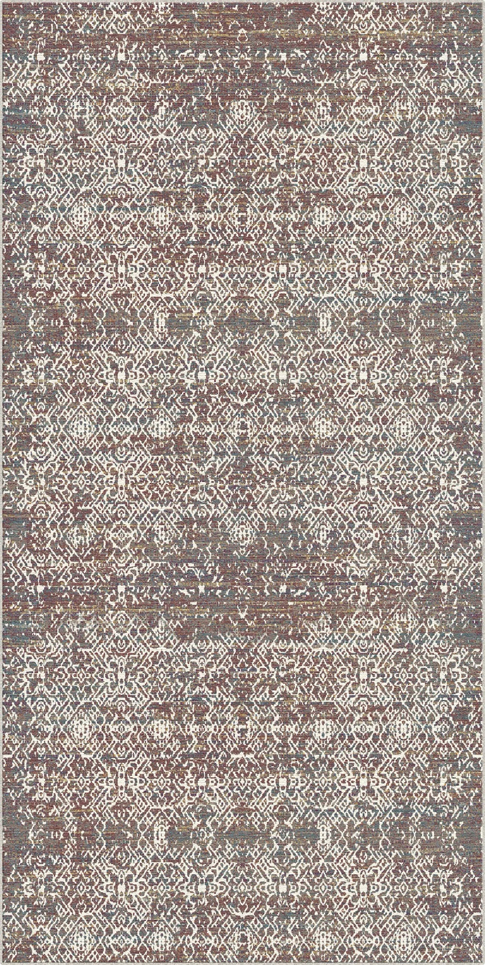 Alabaster Oracle Erased Tribal Rug
