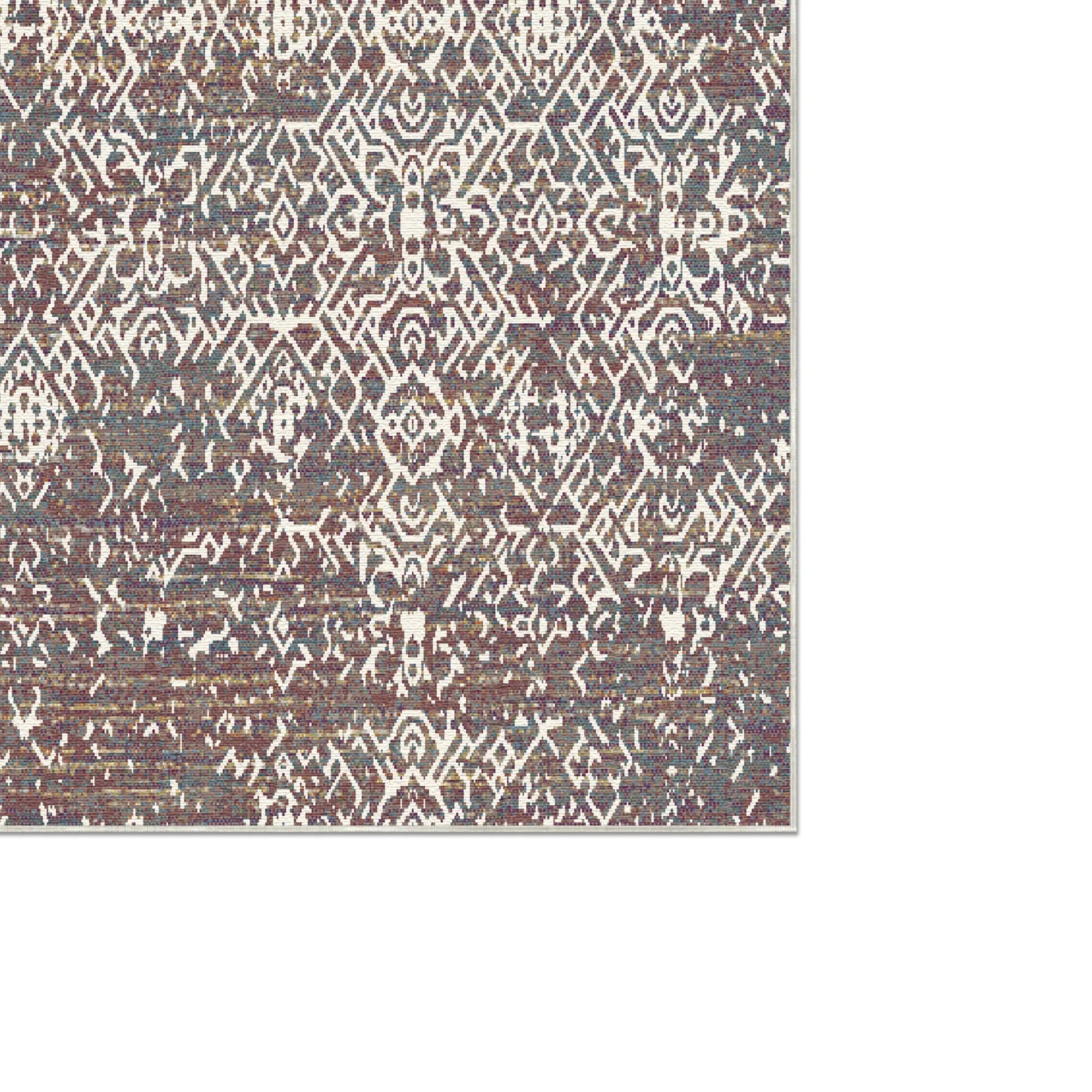 Alabaster Oracle Erased Tribal Rug