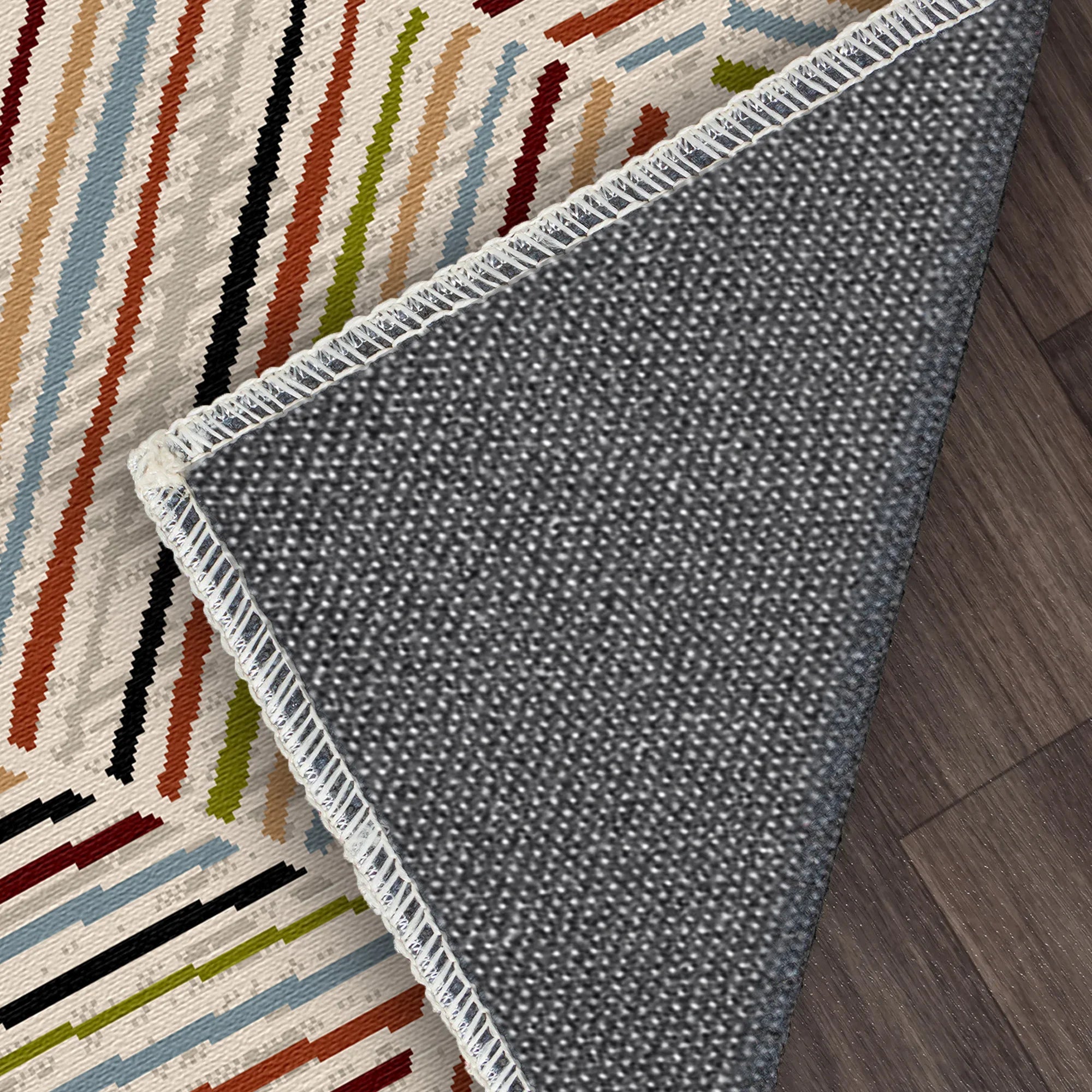 Copenhagen Color Linear Washable Rug