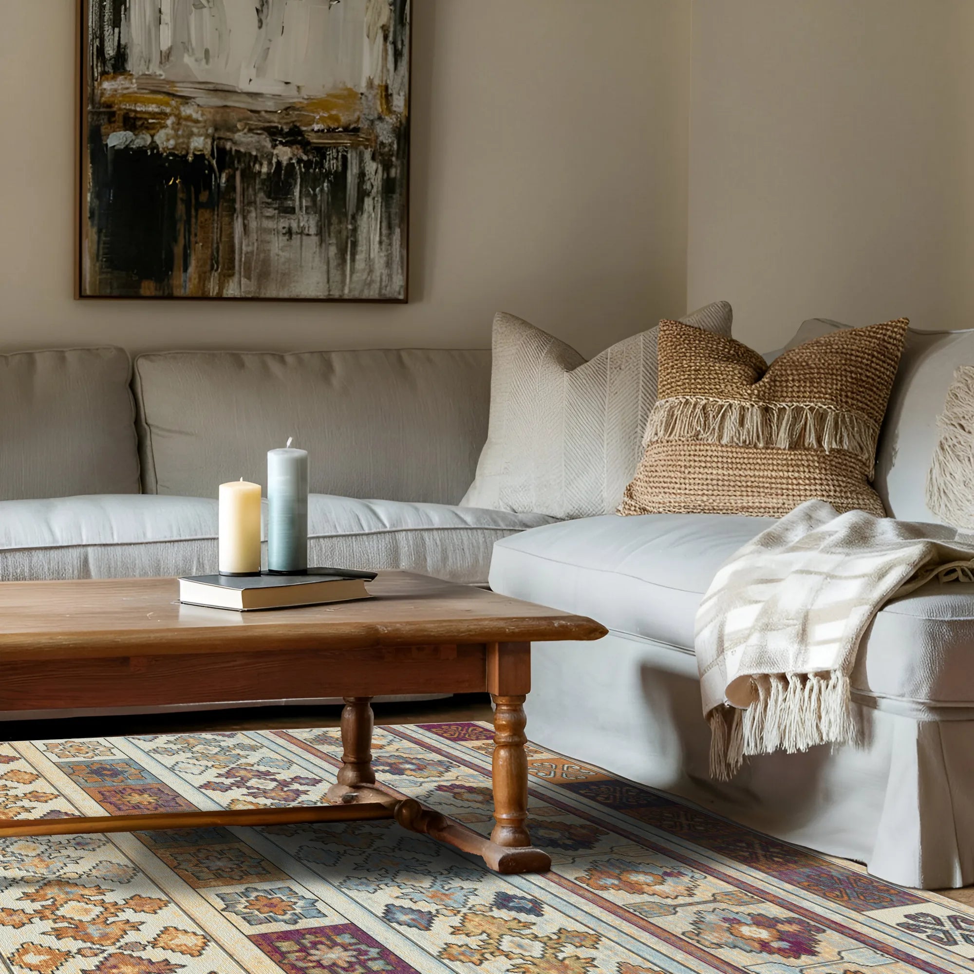 Luminous Narrative Striped Rug