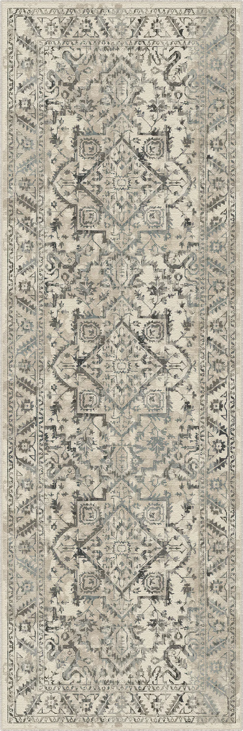 Myra Stone Vintage Washable Rug