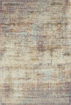 Alabaster Mosaic Erased Tile Rug Ivory