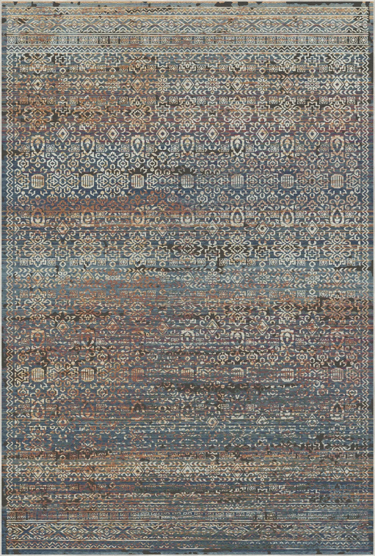 Timeless Rust Rug Retro & Vintage Rugs – Distressed, Classic & Timeless Designs – Bella Rugs