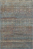 Indigo Mosaic Erased Tile Rug 