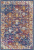 Midnight Flora Lattice Botanical Rug 