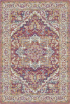 Terracotta Citadel Ornate Medallion Rug Terracotta