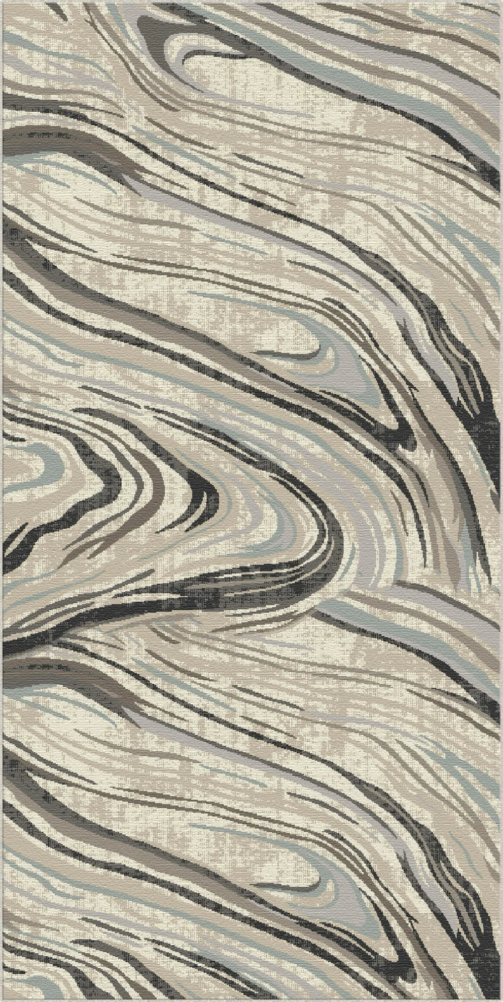 Milano Marble Abstract Washable Rug