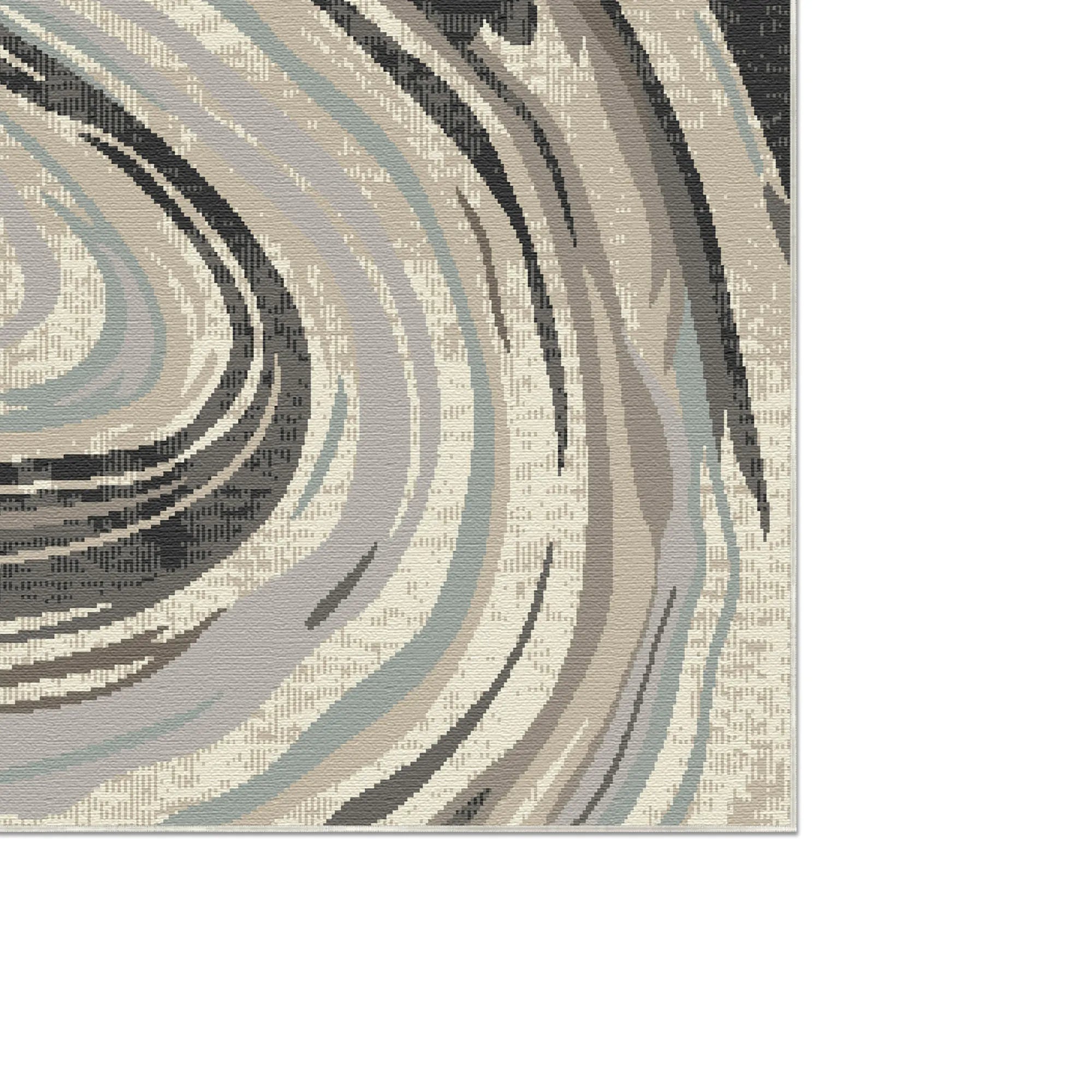 Milano Marble Abstract Washable Rug