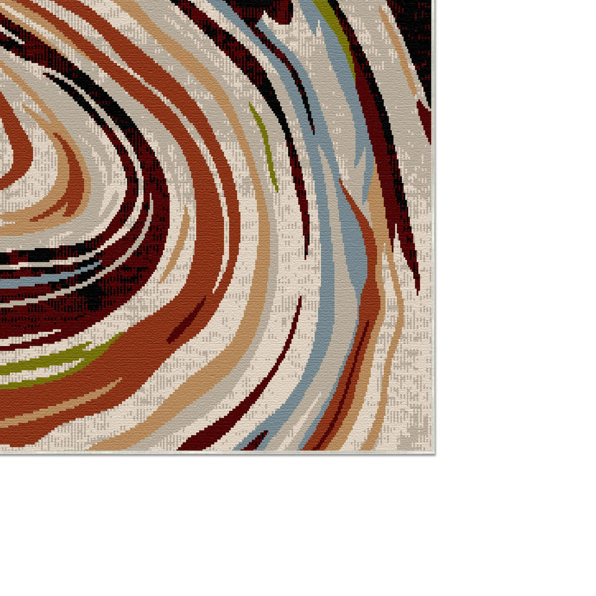 Washable Abstract Shape Rug Florence Art Abstract Washable Rug – Bella Rugs
