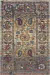 Amber Paisley Erased Botanical Rug Multi