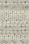 Baja Tribal Geometric Washable Rug Cream