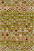Tucson Olive Tribal Geometric Washable Rug 