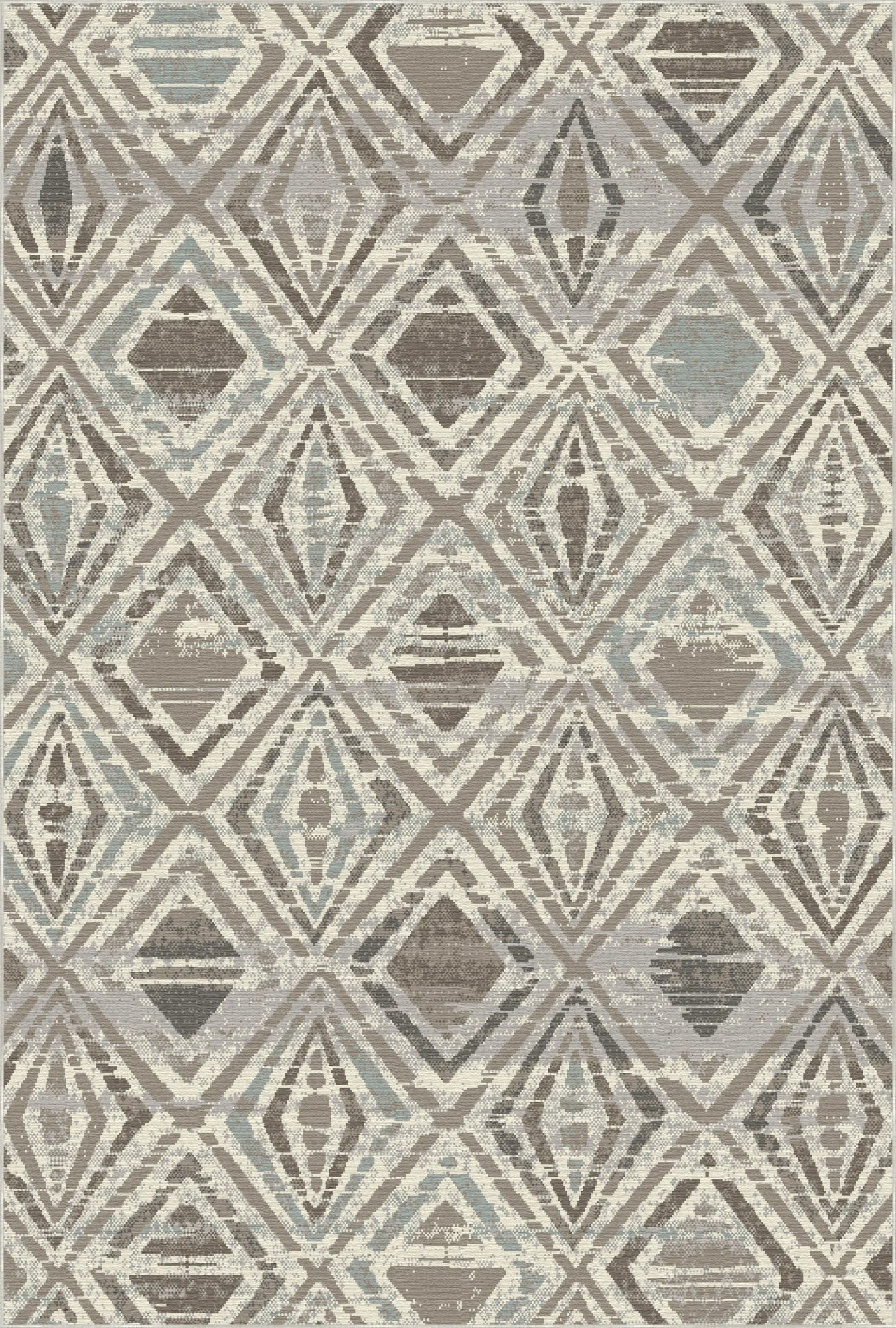 Dakota Stone Geometric Washable Rug