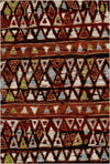 Klondike Rust Tribal Washable Rug Rust