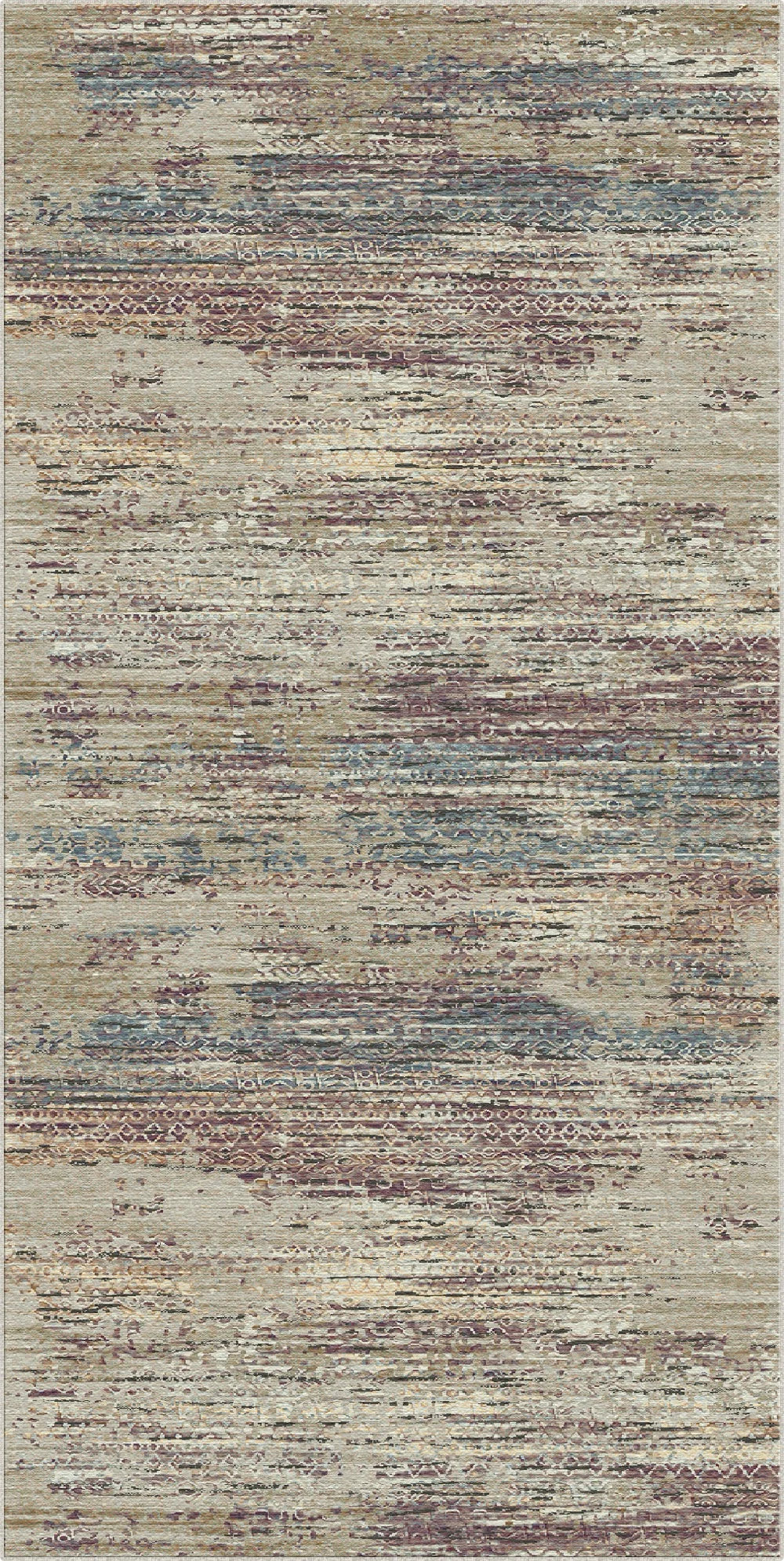 Como Abstract Washable Rug