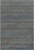 Amalfi Blue Abstract Washable Rug 