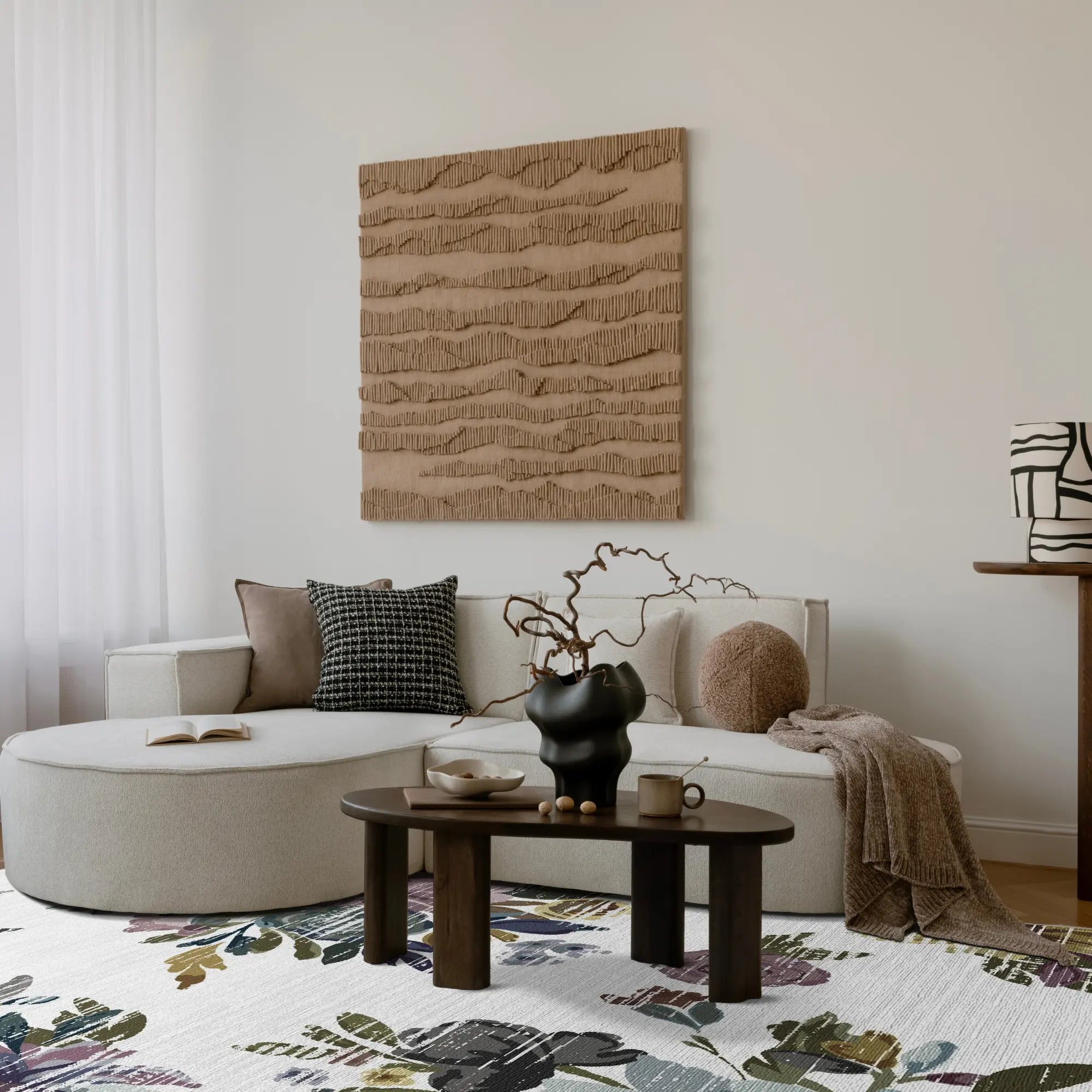 Distressed Vintage Bloom Rug