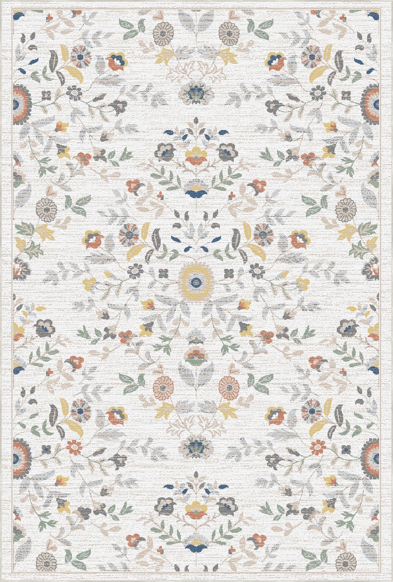 Timeless Bloom Medallion Rug