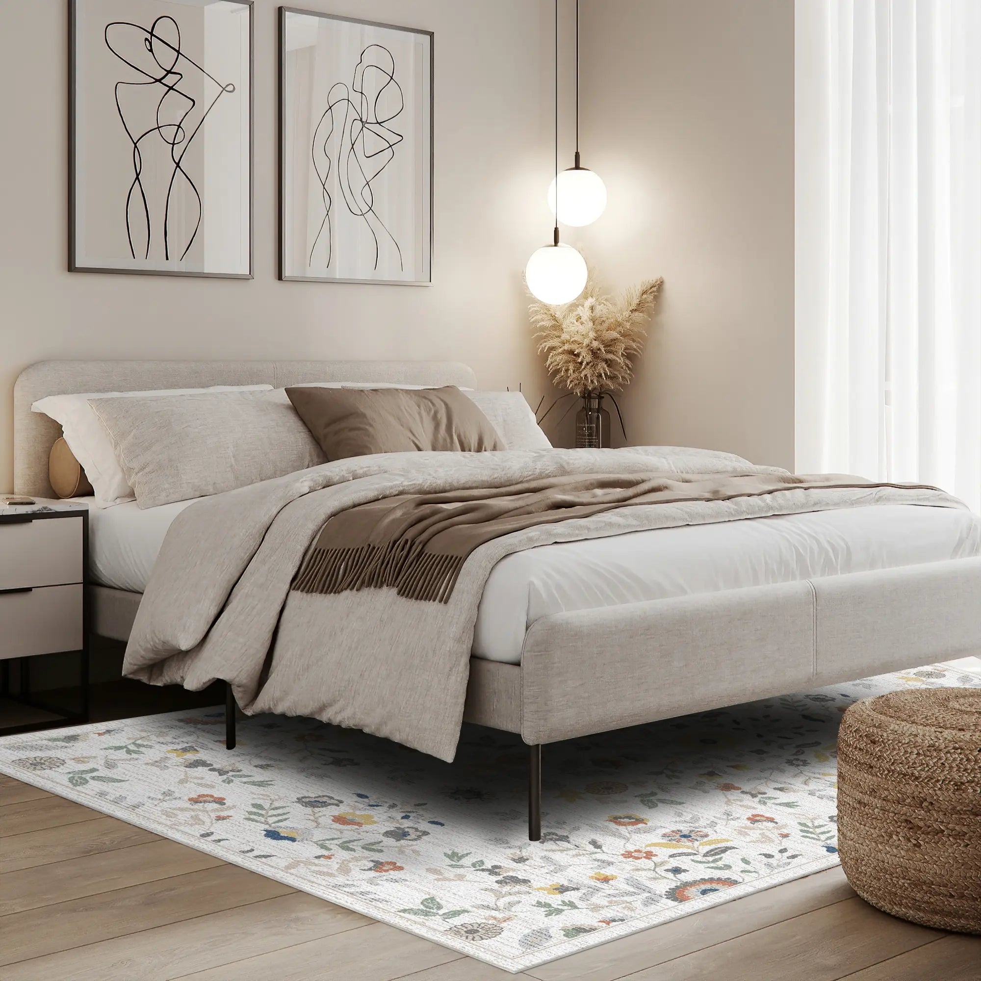 Timeless Bloom Medallion Rug