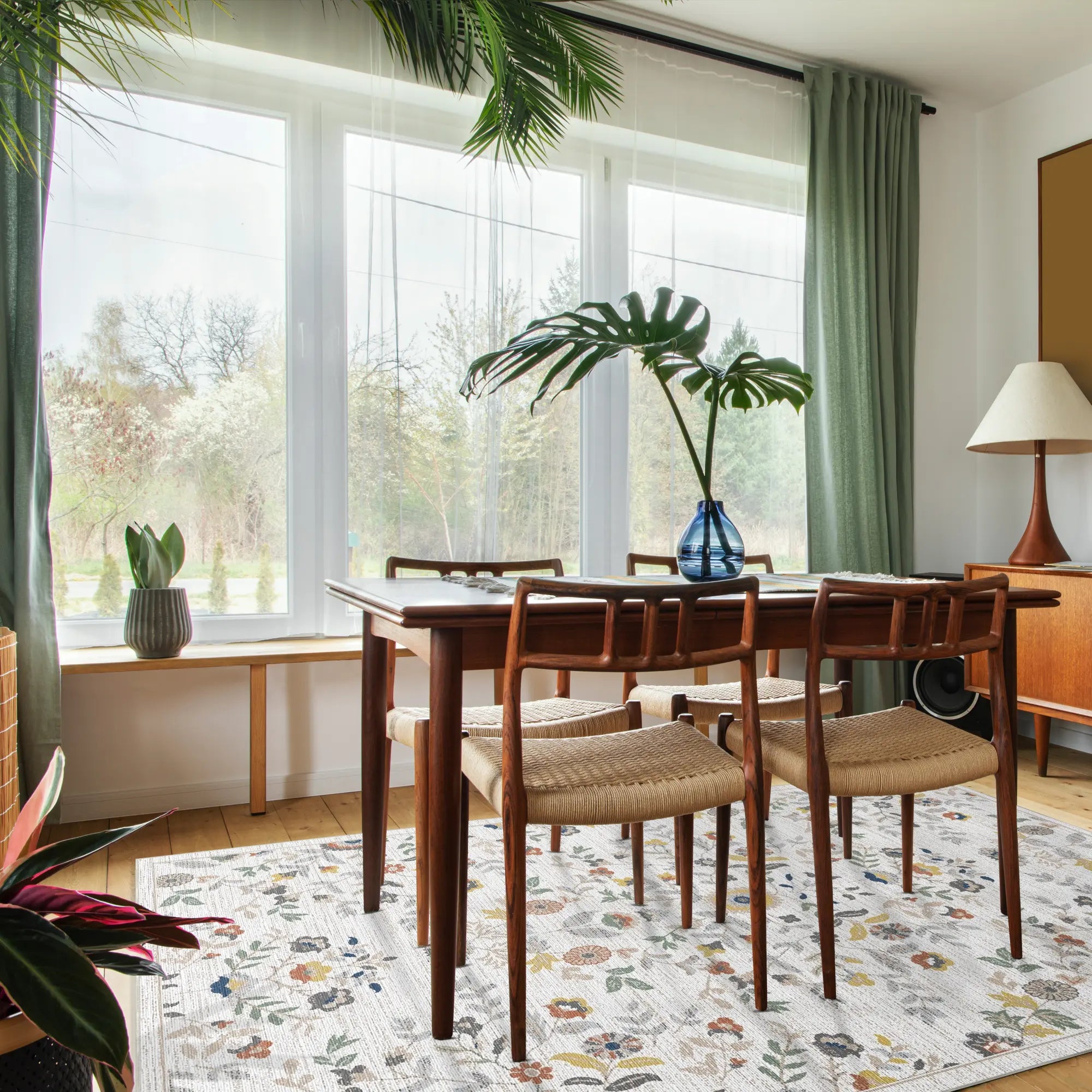 Timeless Bloom Medallion Rug