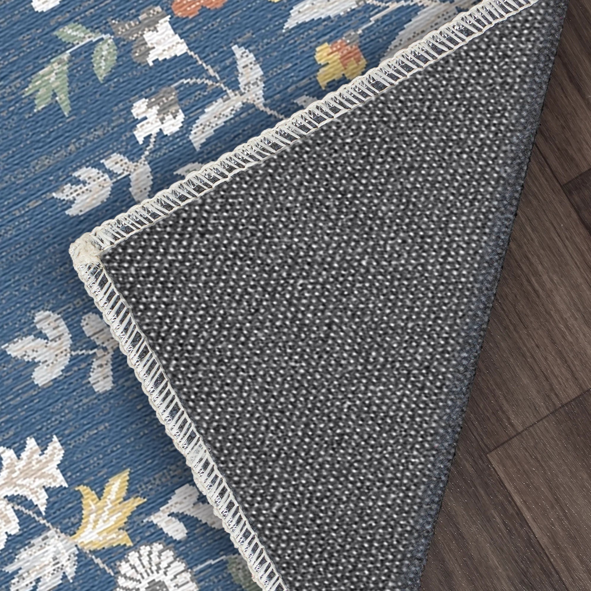 Sapphire Bloom Medallion Rug