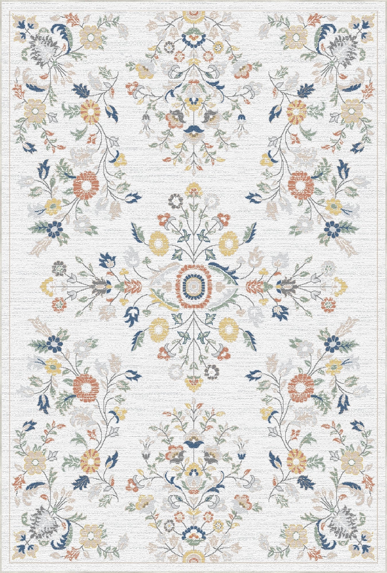 Ethereal Medallion Floral Rug