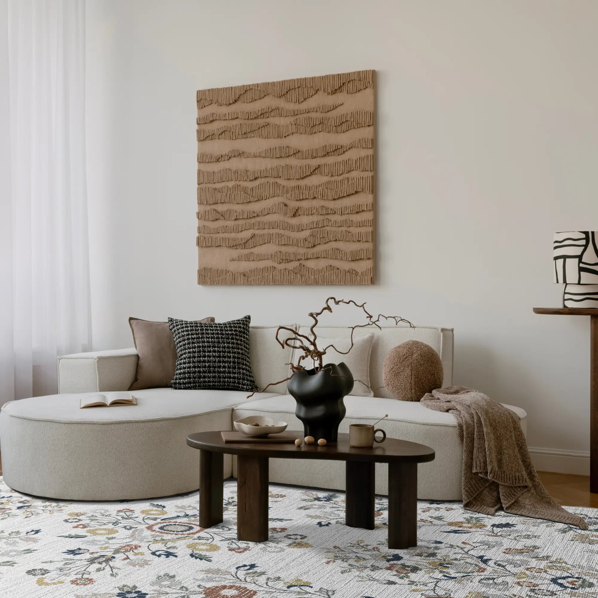 Ethereal Medallion Floral Rug