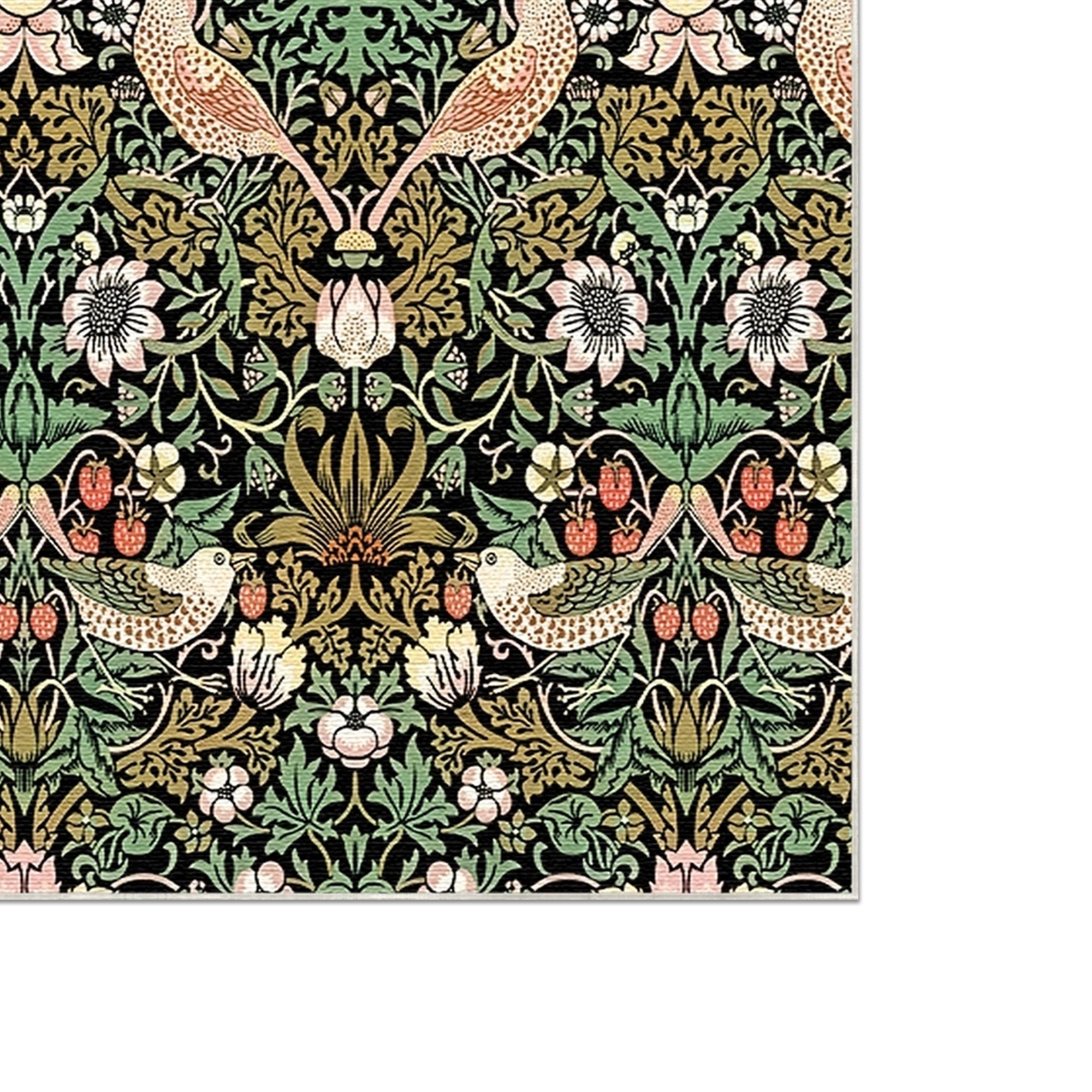 Obsidian Heritage Bird Rug