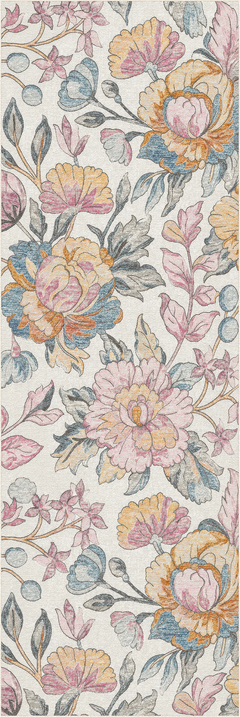 Heritage Peony Garden Rug