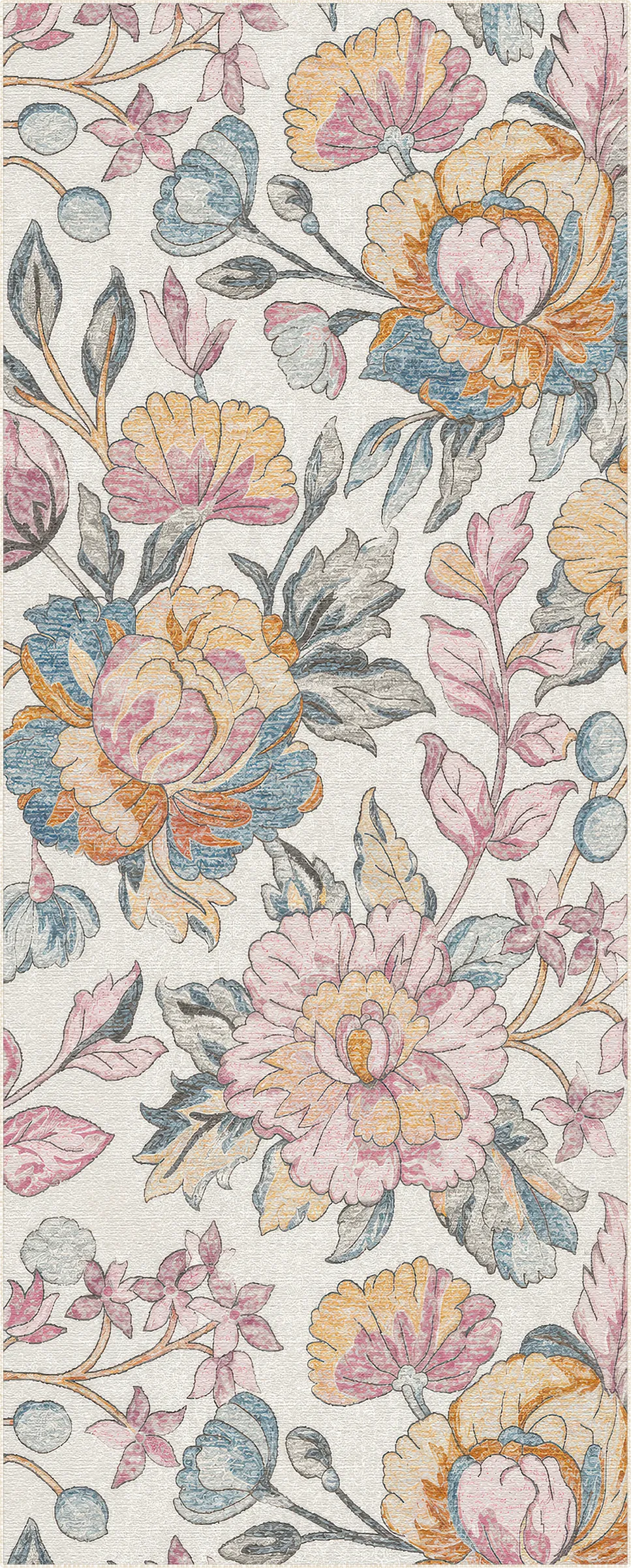 Heritage Peony Garden Rug