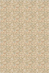 Vintage Beige Petite Floral Rug Beige