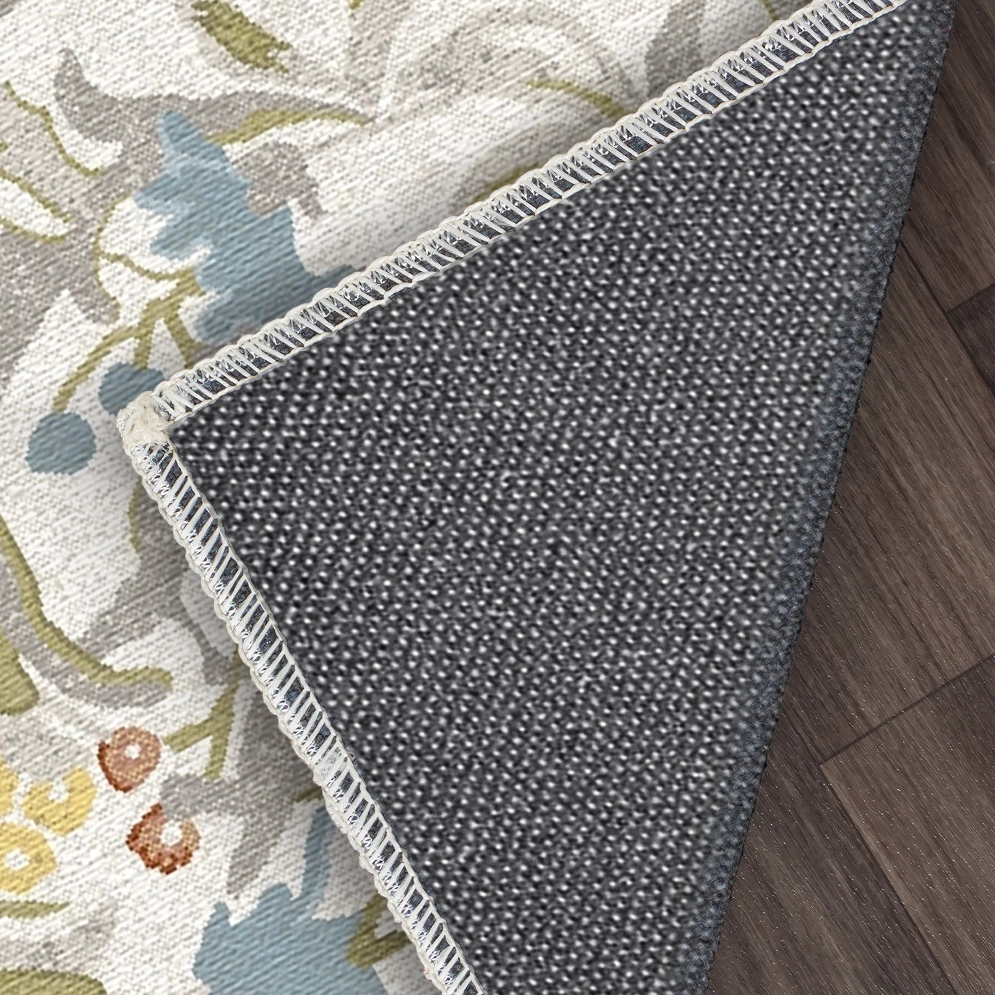 Classic Pastel Floral Vine Rug