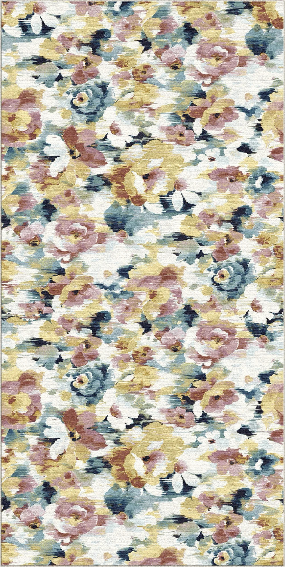 Radiant Kaleidoscope Floral Rug