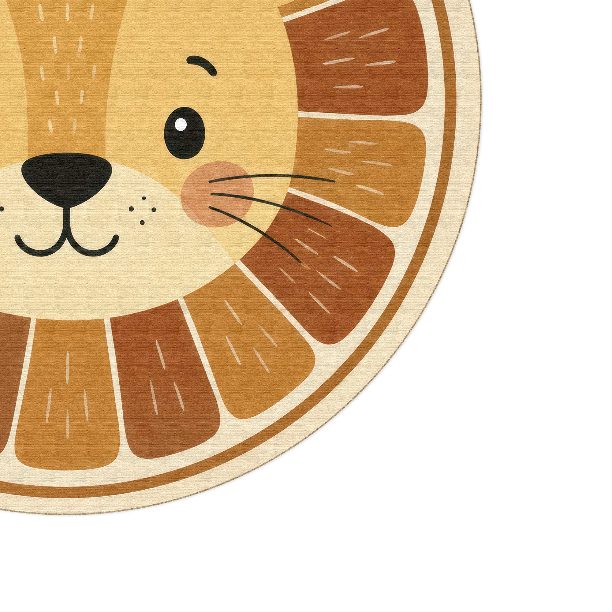 Little Lion Round Rug
