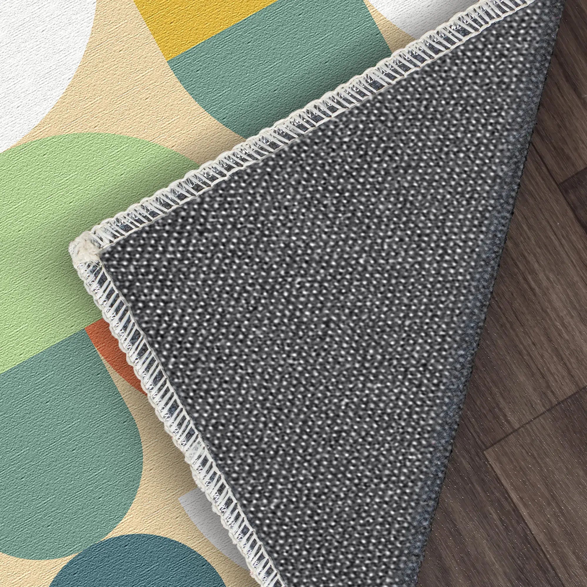 Modern Retro Geometric Washable Rug