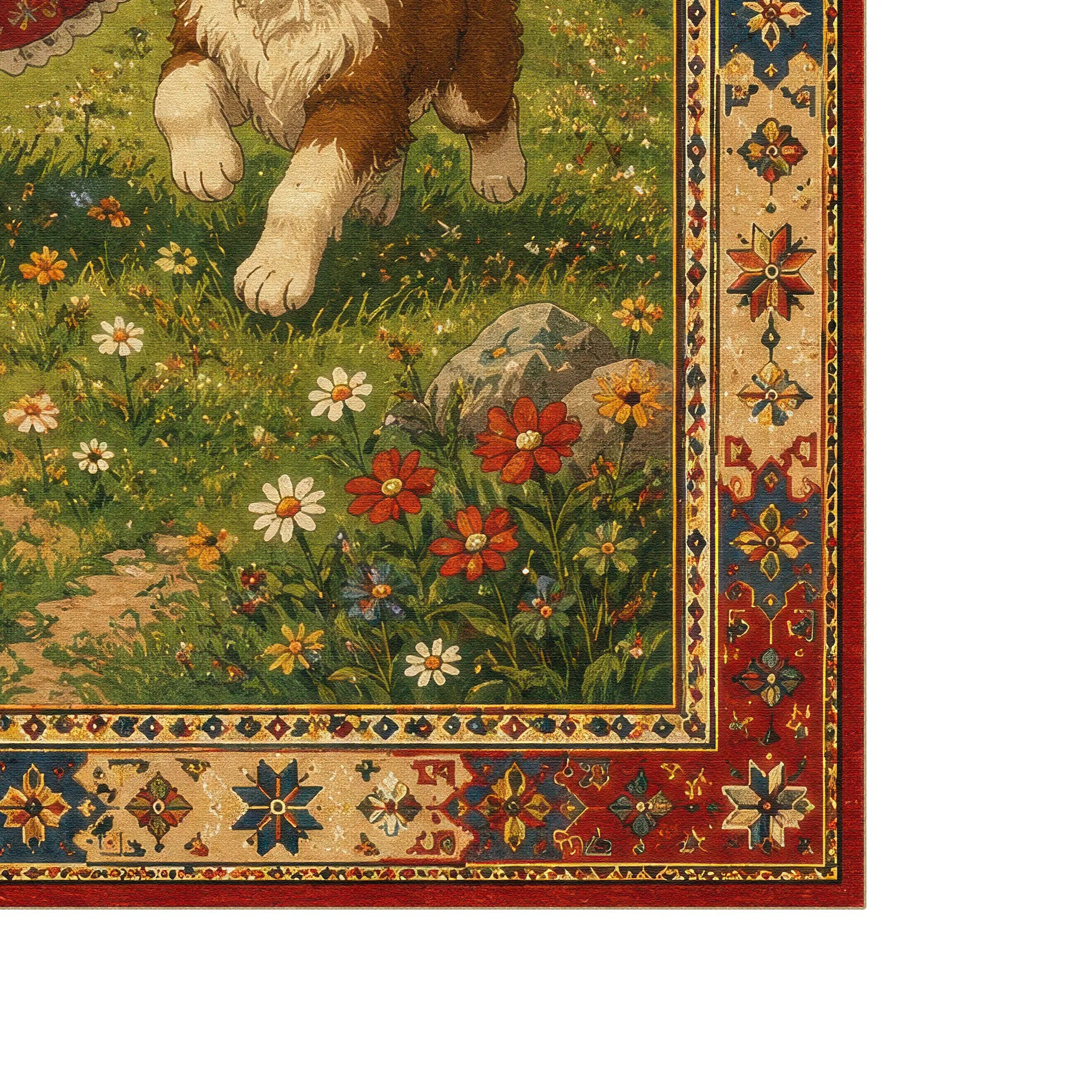 Alpine Meadow Storybook Kids Rug
