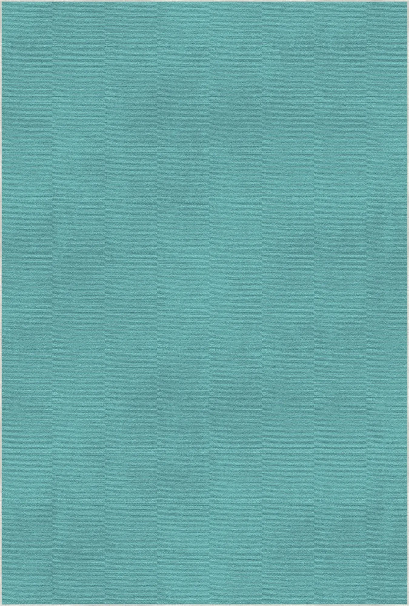 Washable Textured Teal Area Rug