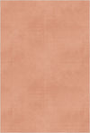 Washable Textured Peach Area Rug Orange