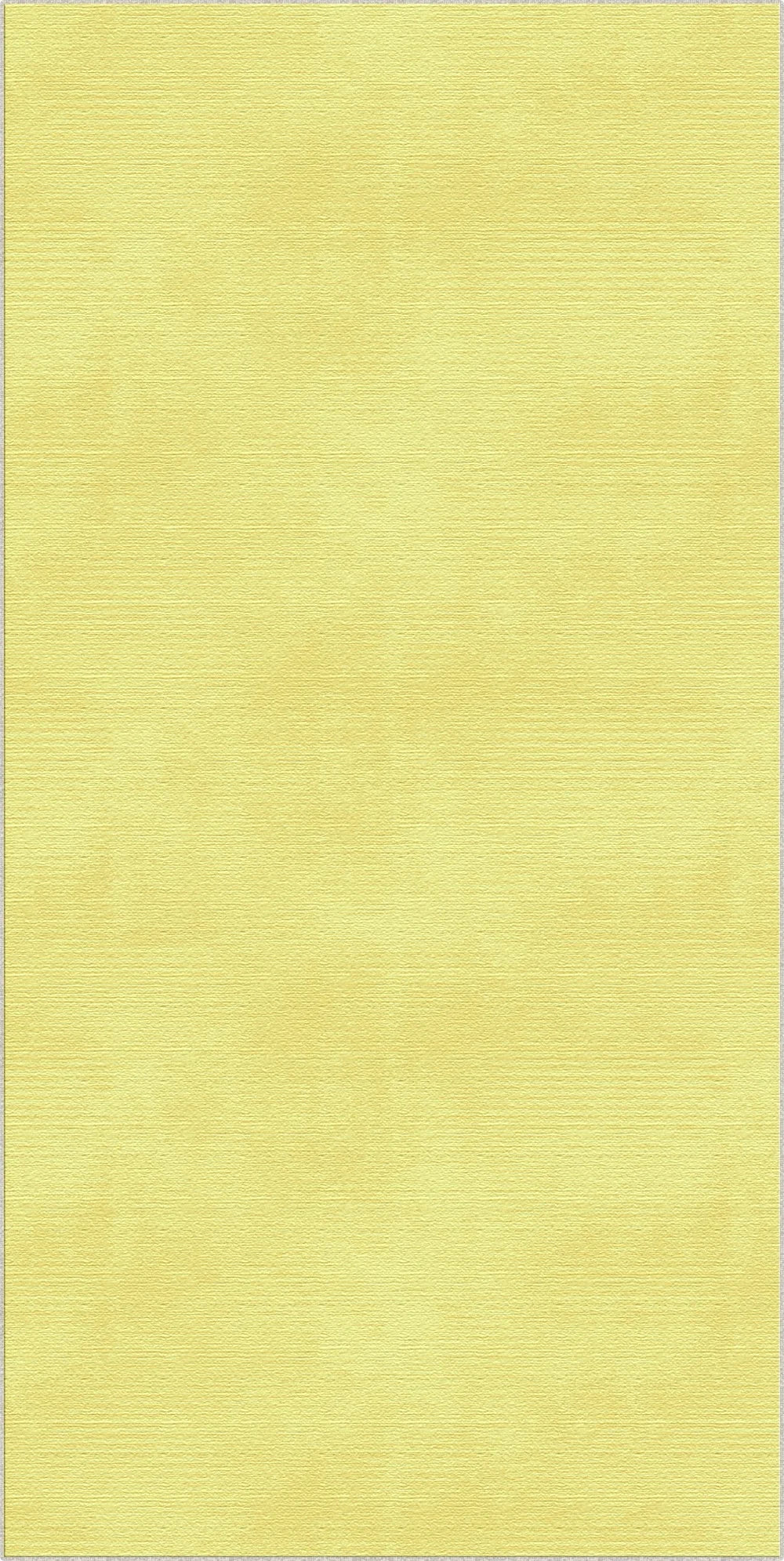 Washable Textured Yellow Area Rug