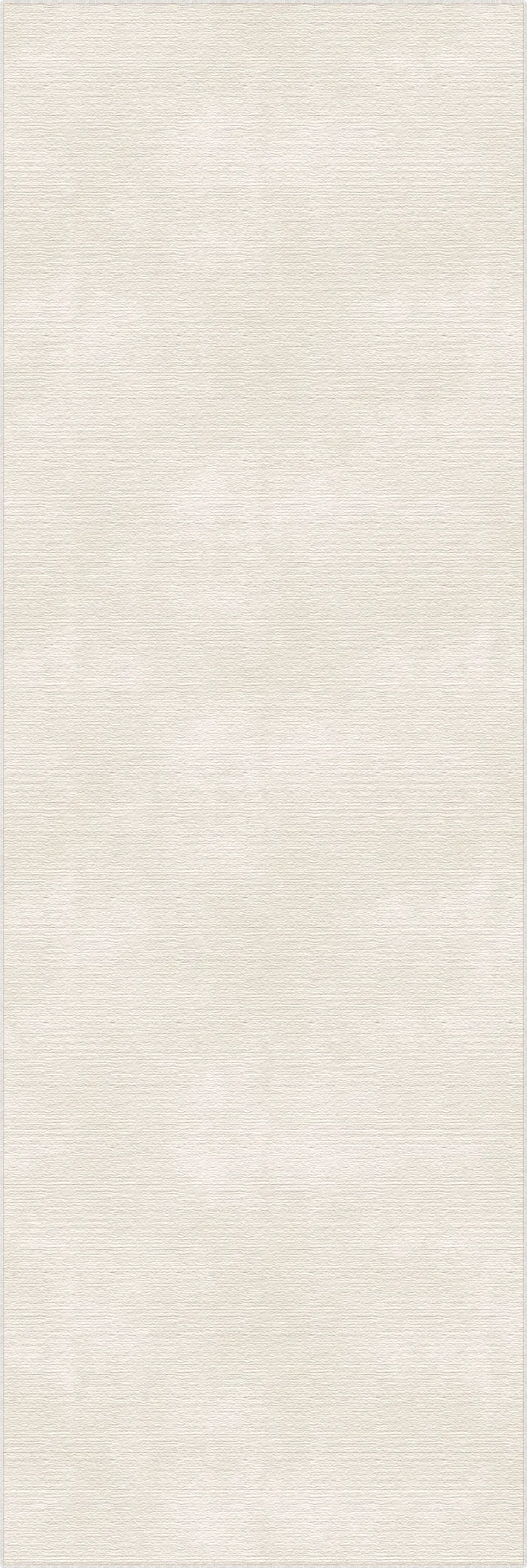 Washable Textured Cream Rug
