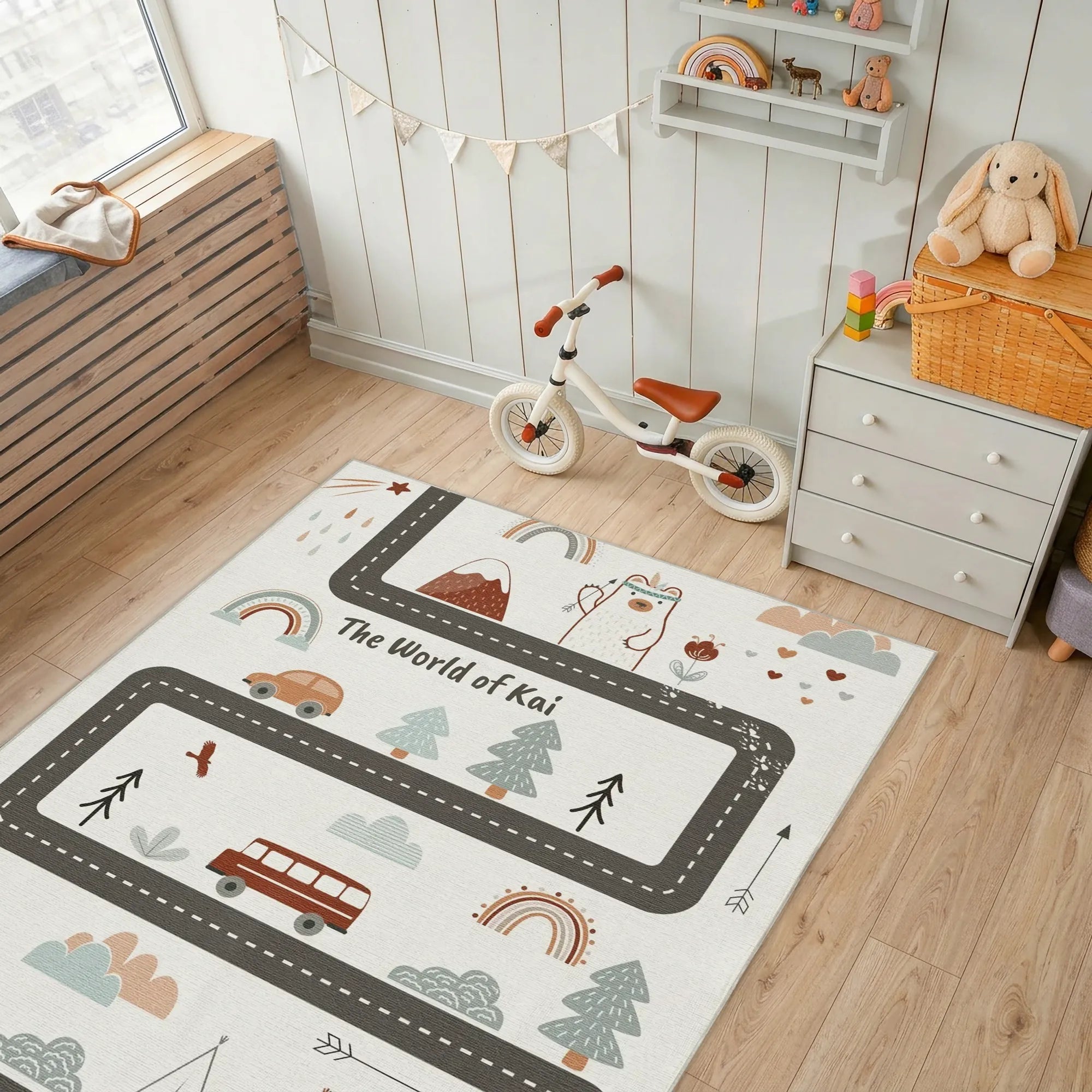 Adventure Road Explorer | Customizable Rug