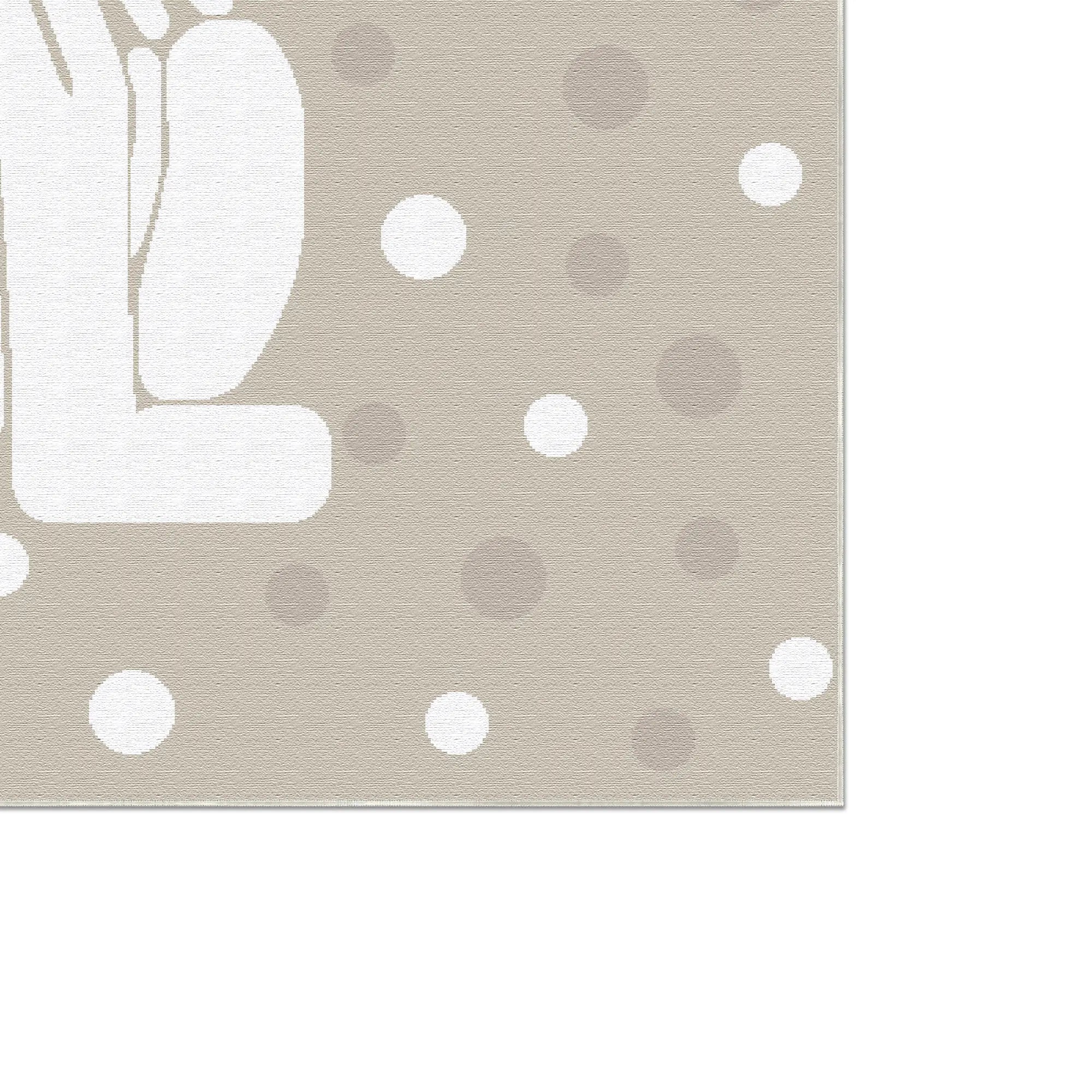 Washable Lion Nursery Rug